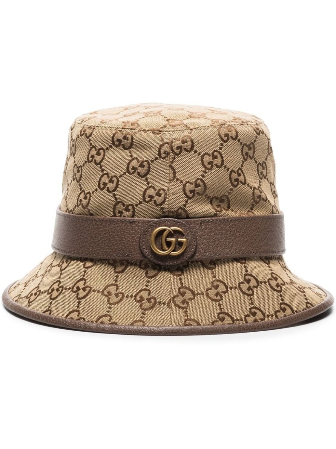 

Gucci панама с узором GG Supreme, коричневый