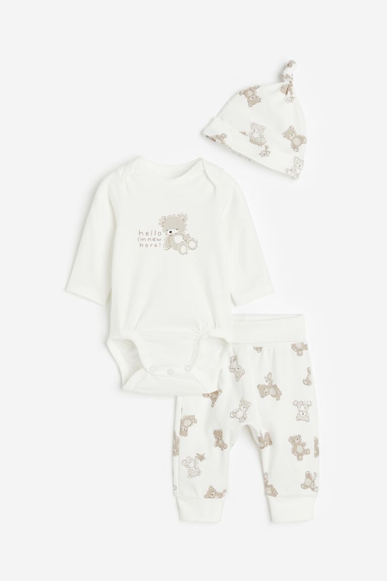 

Комплект из 3 предметов хлопка H&M