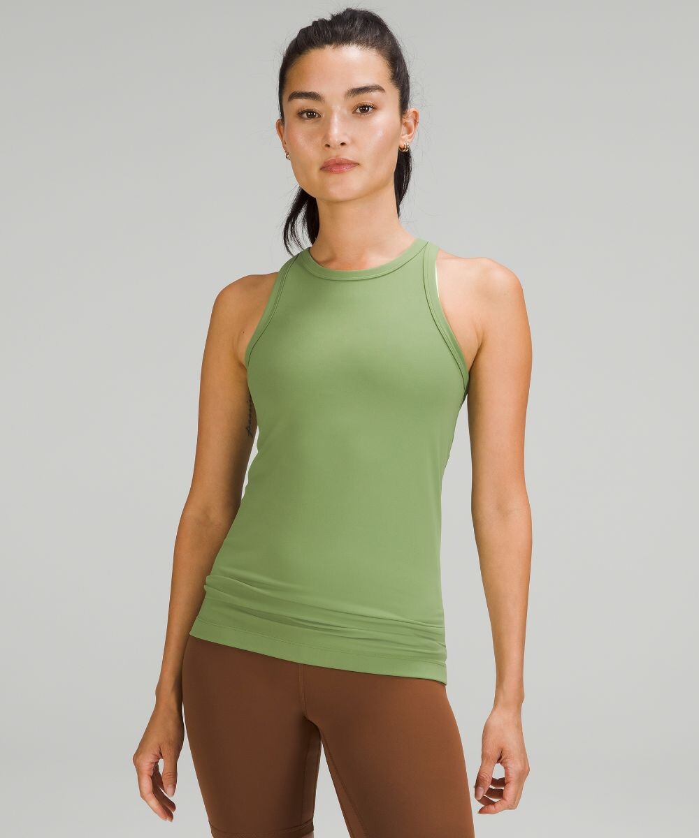 

Майка Align длиной до бедра с открытой спиной Lululemon, зеленый