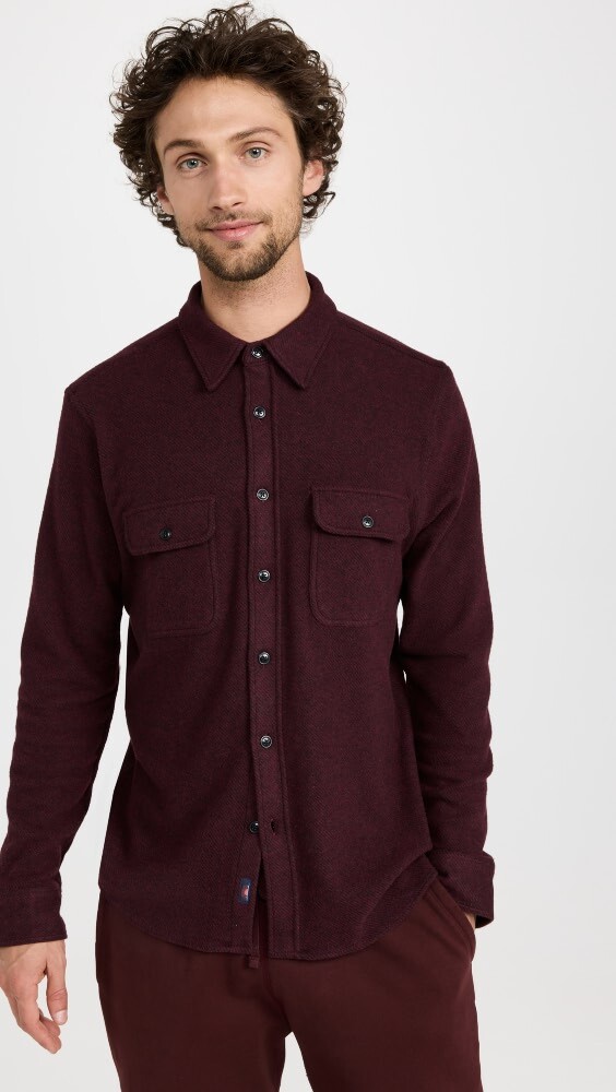 

Рубашка Faherty Legend Sweater, бордовый