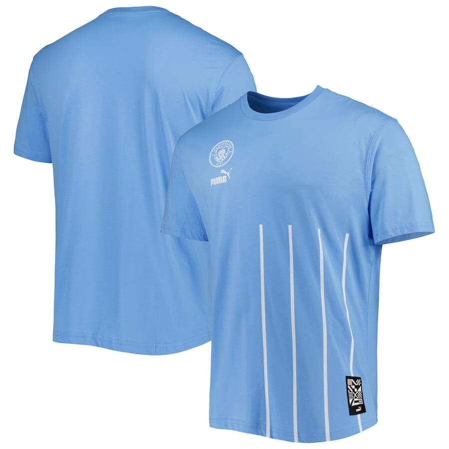 

Футболка с коротким рукавом Puma Manchester City, синий