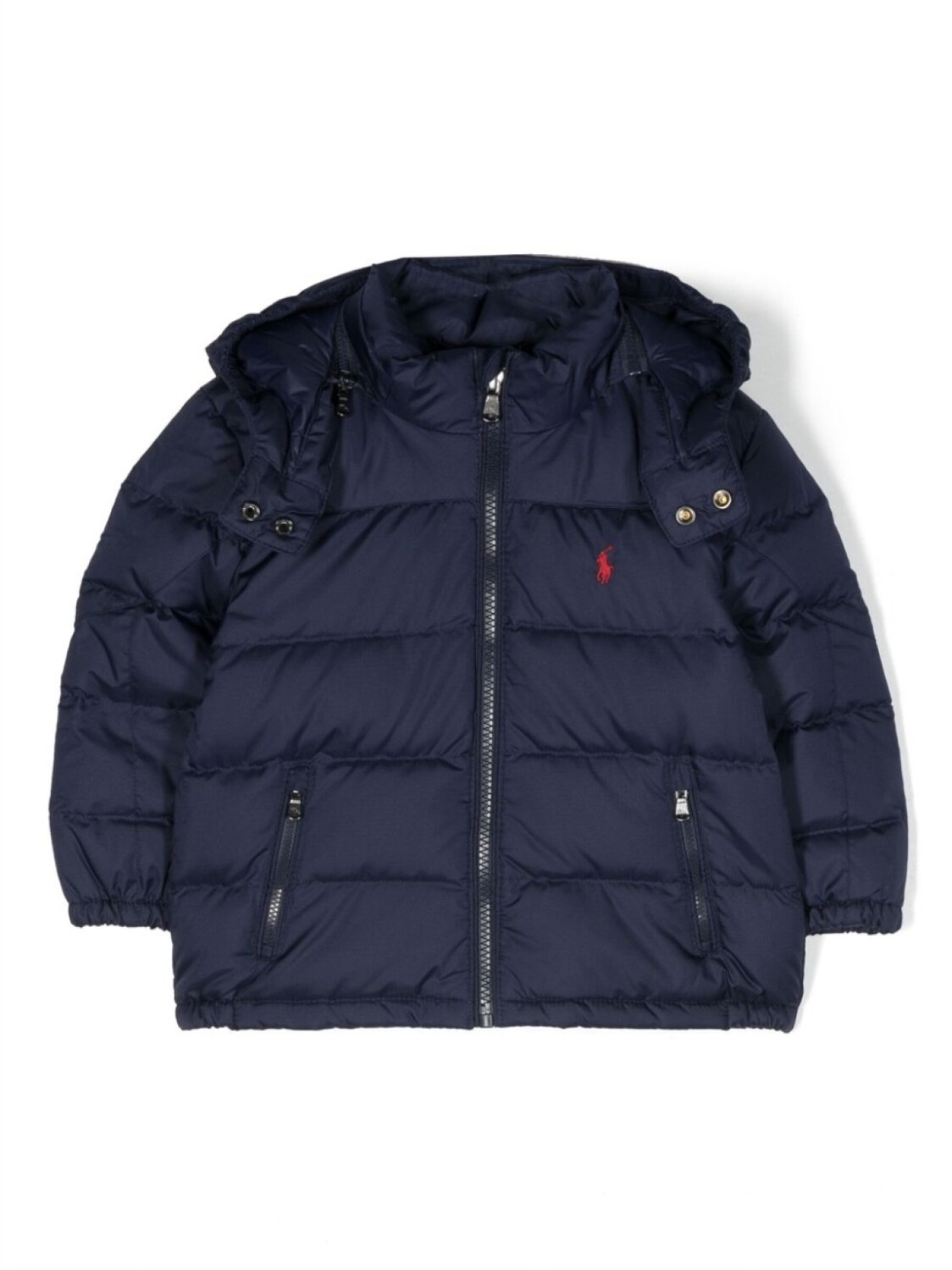 

Ralph Lauren пуховик с капюшоном и логотипом Polo Pony, синий