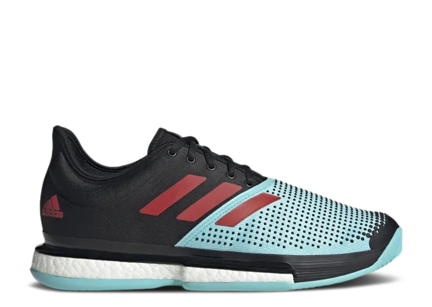 

Кроссовки adidas Solecourt 'Black Pulse Aqua', черный