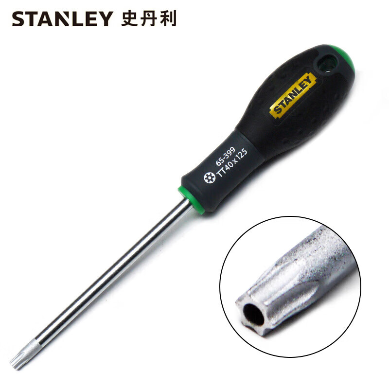 STANLEY Отвертка Stanley в форме цветка со средним отверстием и трехцветной ручкой TT40x125mm 65-399-14 1 комплект (всего 2 шт.)