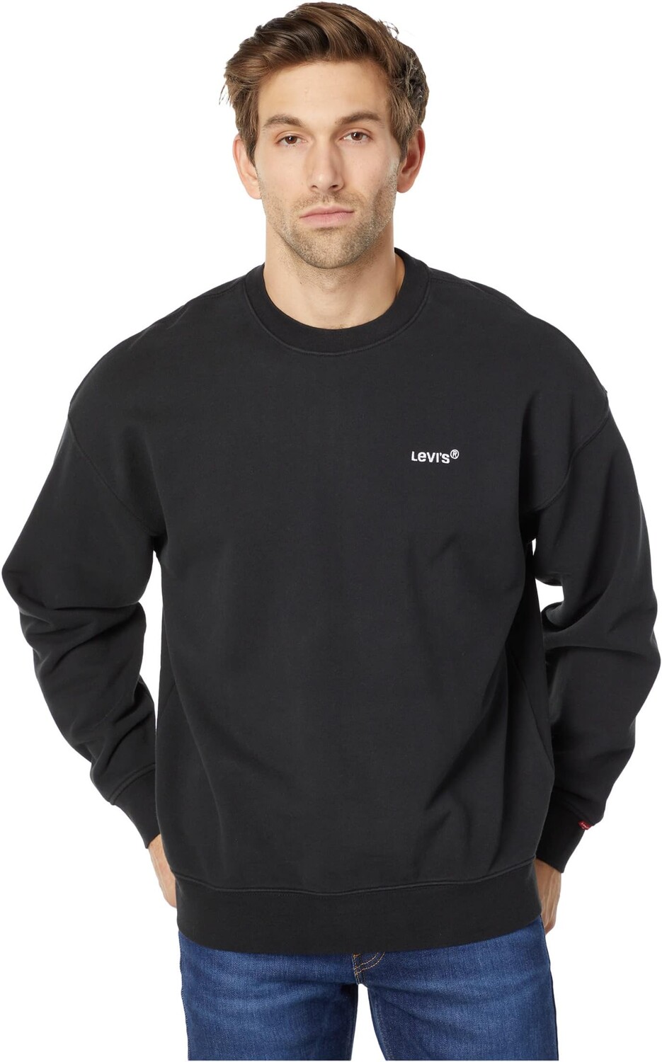 

Толстовка Levi's Premium Red Tab Sweats Crew, цвет Mineral Black