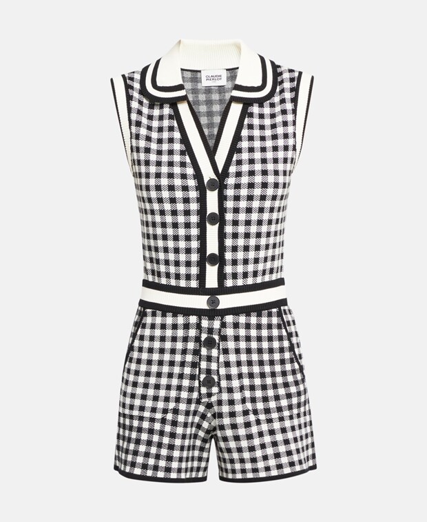 

Вязаный комбинезон Claudie Pierlot, белый