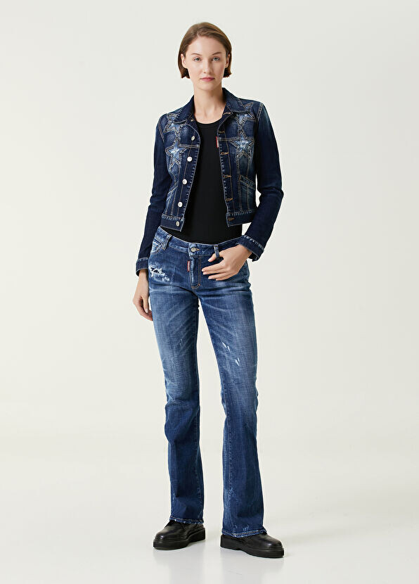 

Расклешенные джинсы Dsquared2, голубой