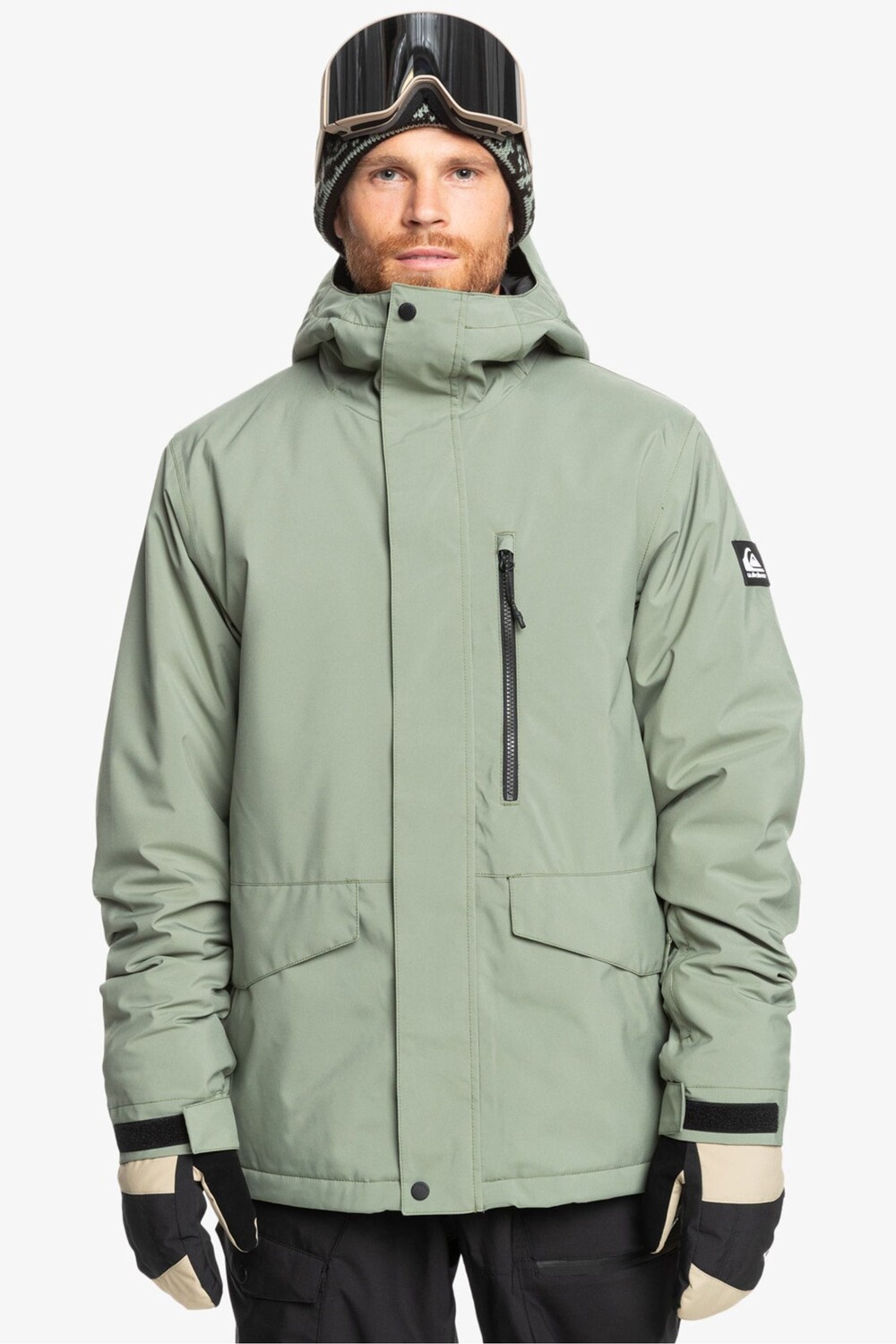 

Лыжная куртка Mission solid Quiksilver, зеленый