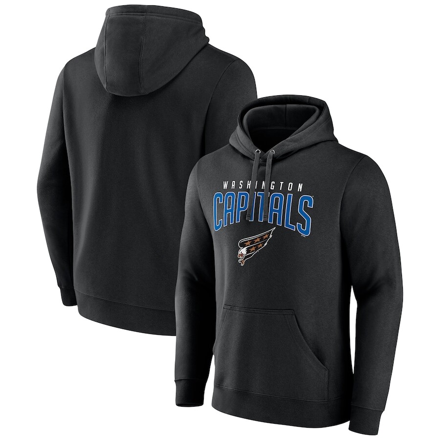 

Пуловер с капюшоном Fanatics Branded Washington Capitals, черный