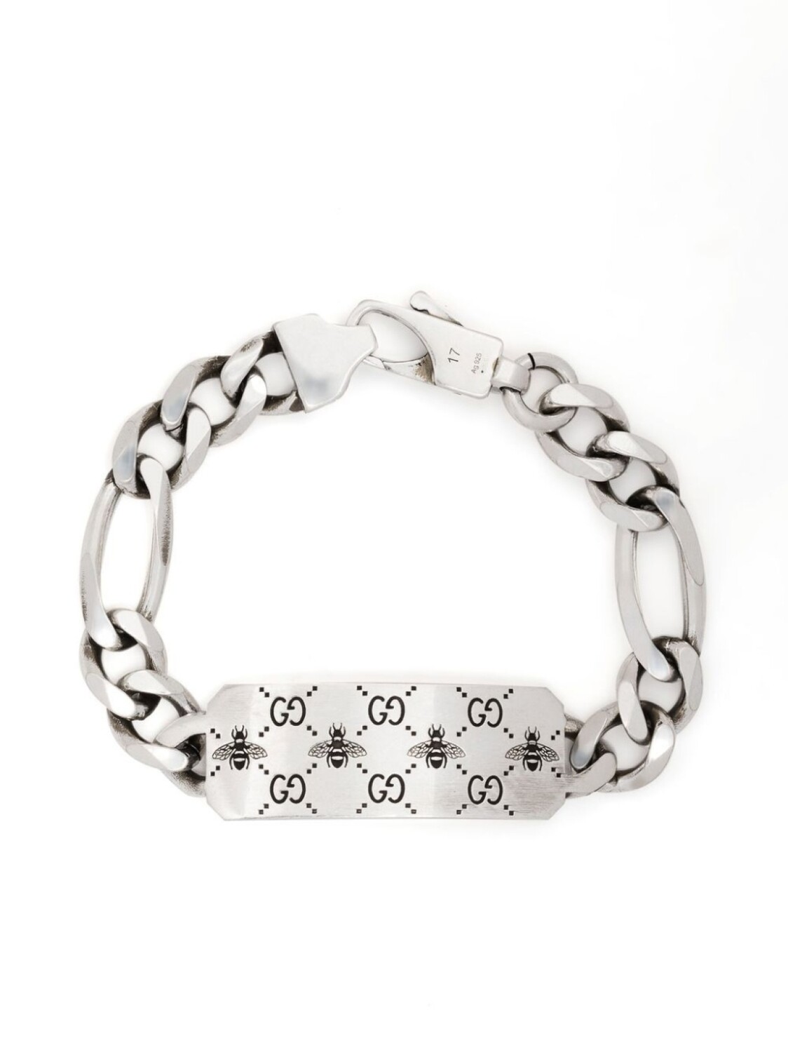 

Серебряный браслет с гравировкой GG Gucci