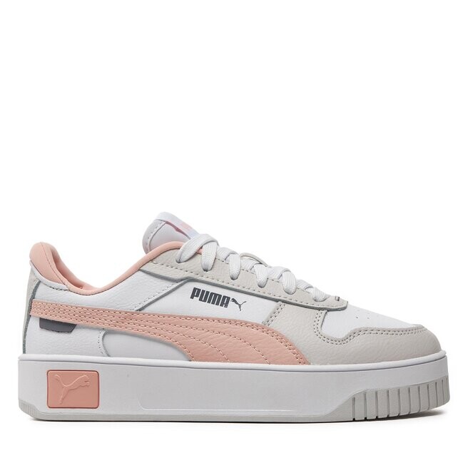 

Кроссовки Puma Carina Street Jr 393846-04 Puma White/Rose Dust/Feather Gray, белый