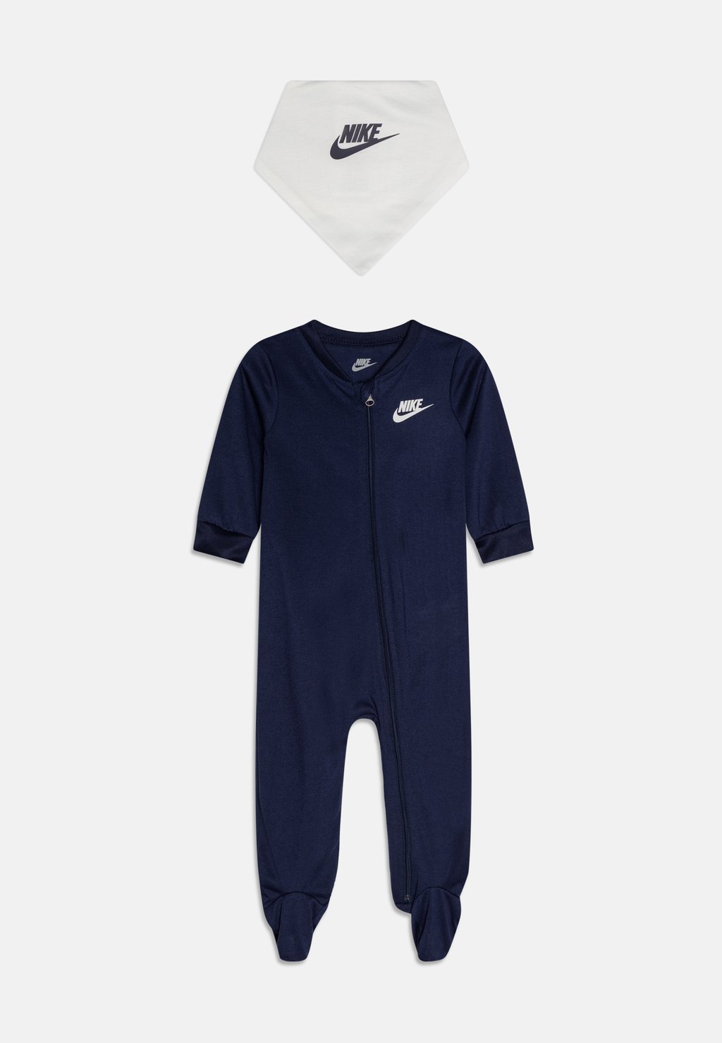 Комбинезон NIKE BABY FOOTED COVERALL AND BIB UNISEX SET Nike Sportswear, цвет midnight navy