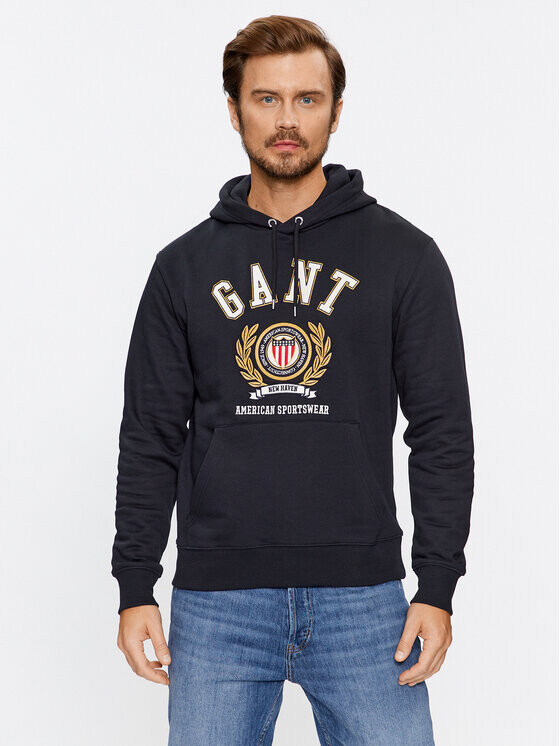 

Толстовка свободного кроя Gant, черный