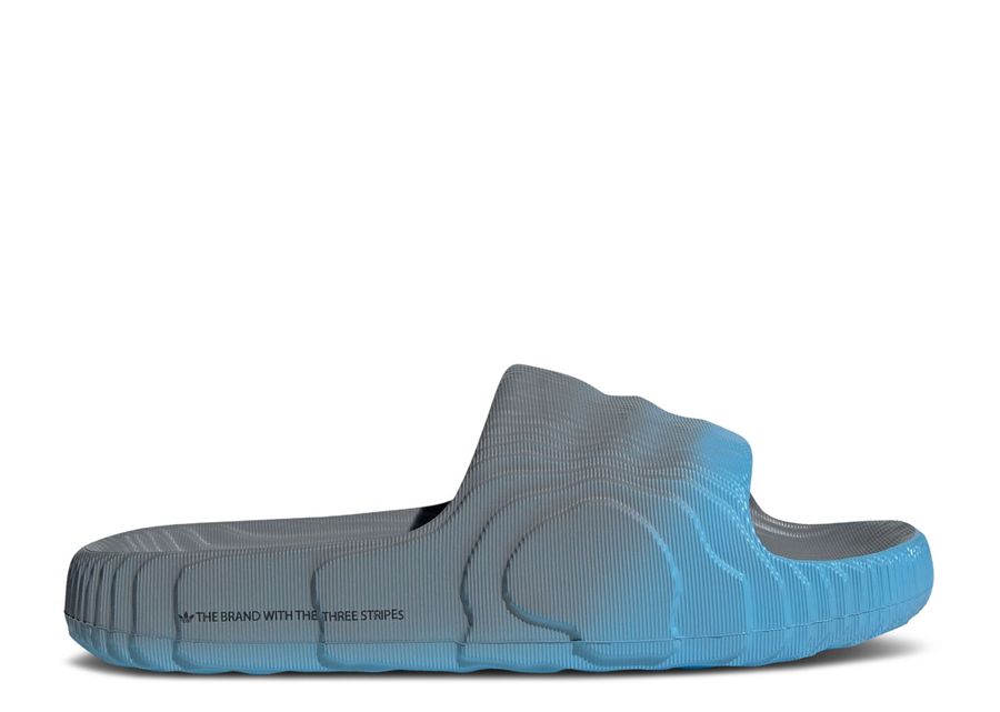 

Кроссовки adidas Adilette 22 Slide, цвет Grey Semi Blue Burst