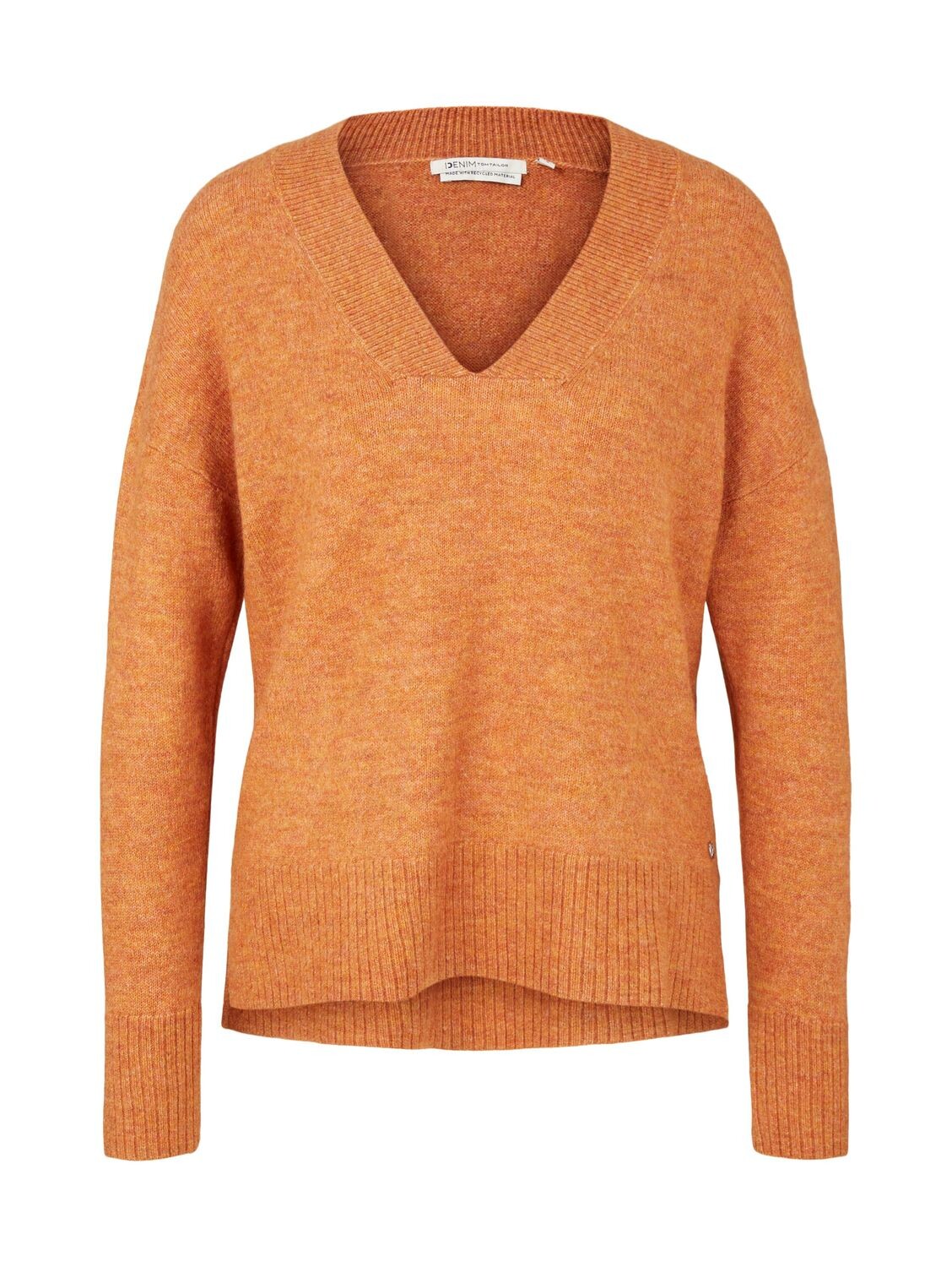 

Свитер TOM TAILOR Denim COSY V NECK, коричневый