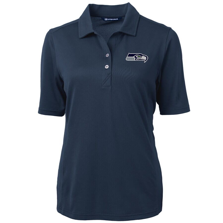 

Поло с коротким рукавом Cutter & Buck Seattle Seahawks, нави