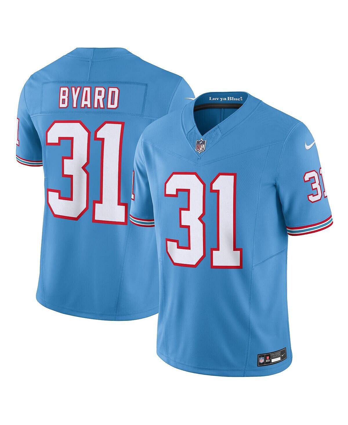 

Мужская футболка Kevin Byard голубая Tennessee Titans Oilers Throwback Vapor F.U.S.E. Ограниченный Джерси Nike