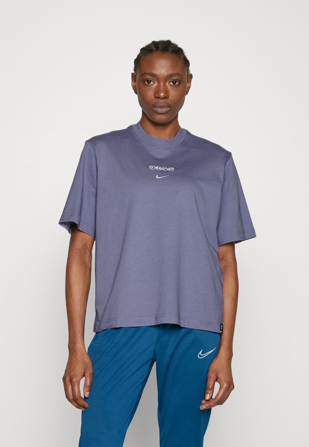 

Футболка с принтом Nike, Серый