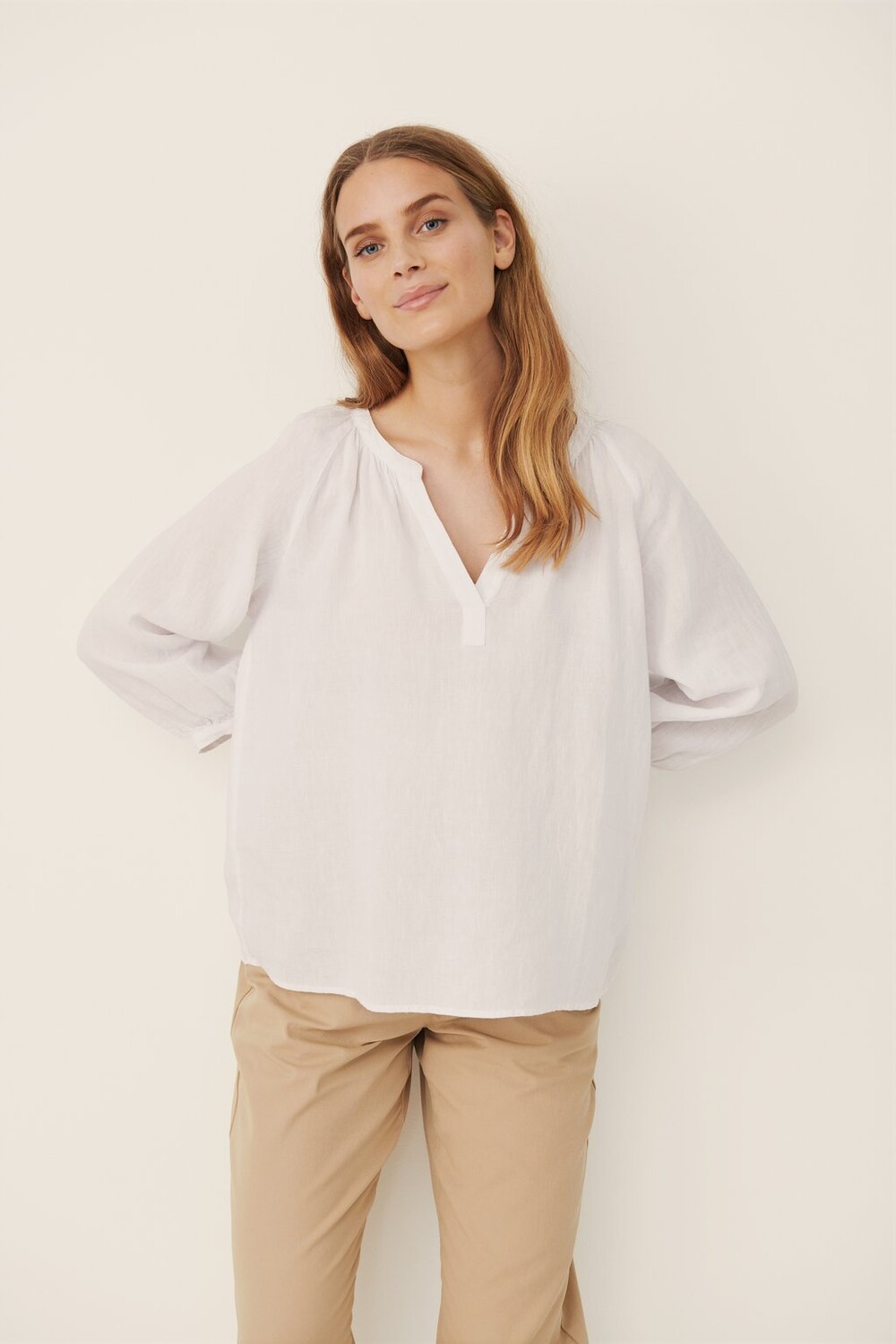 

Блузка Part Two, ярко-белый