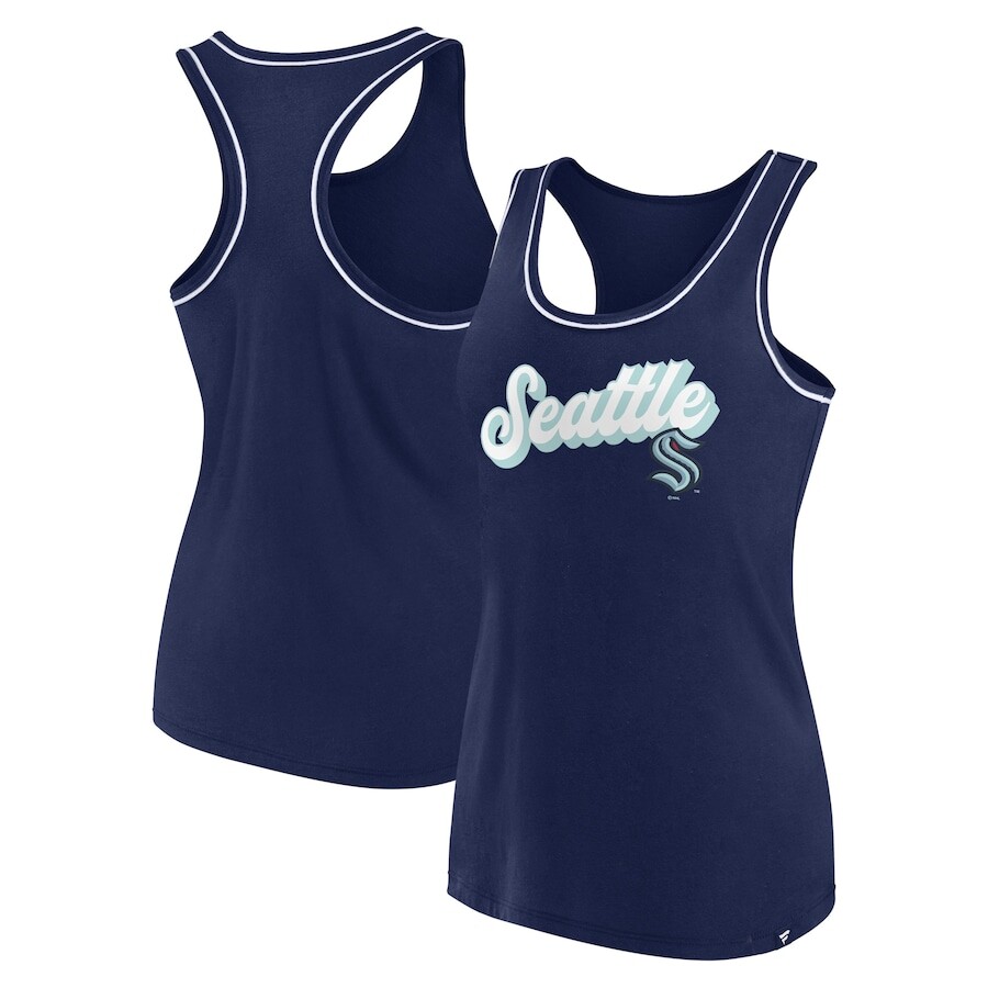 

Топ Fanatics Branded Seattle Kraken, синий