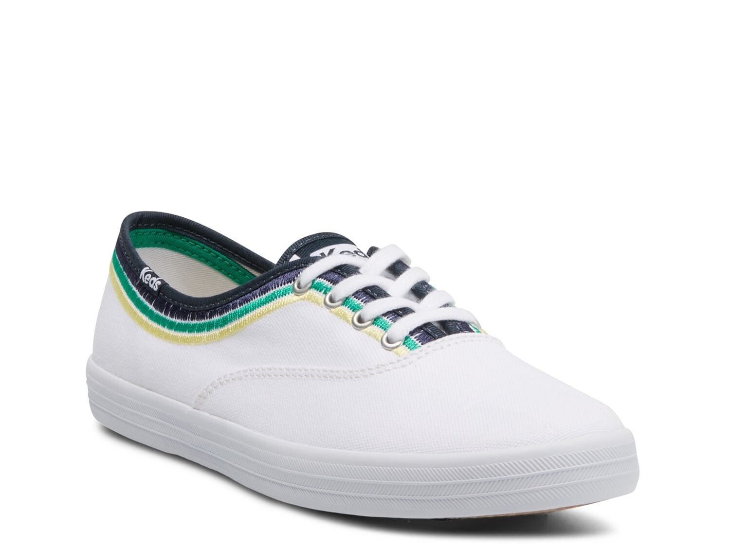 

Кроссовки Keds Champion, белый/черный/зеленый