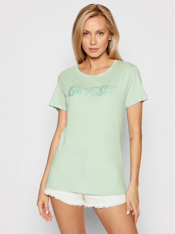 

Футболка стандартного кроя Guess, зеленый