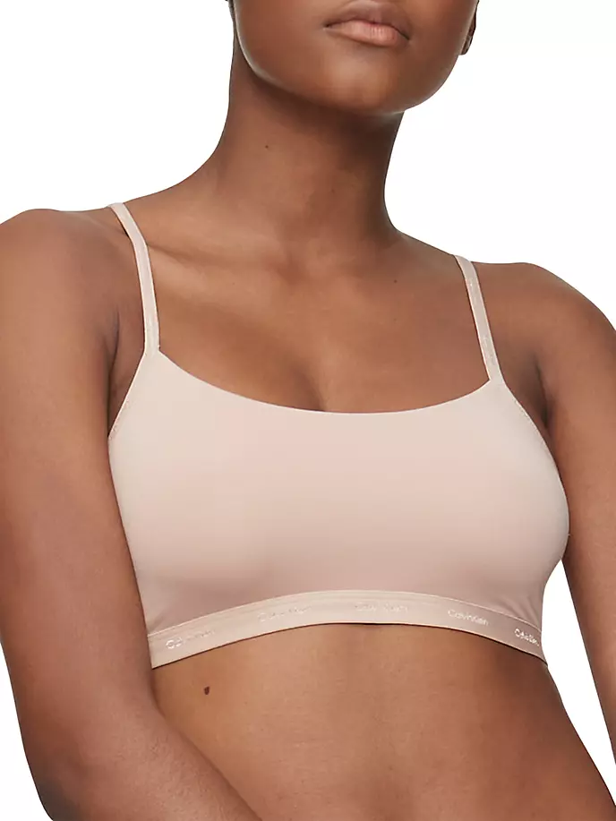 

Form To Body Бюстгальтер-бралетт без подкладки Form To Body Calvin Klein, цвет cedar