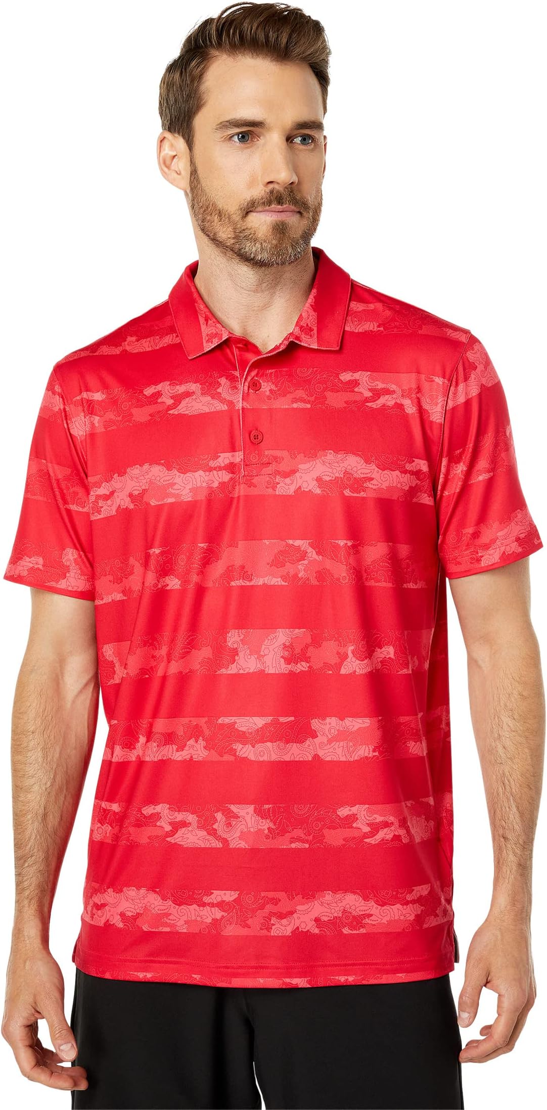 

Рубашка-поло Volition Bandana Stripe Polo PUMA, цвет Ski Patrol