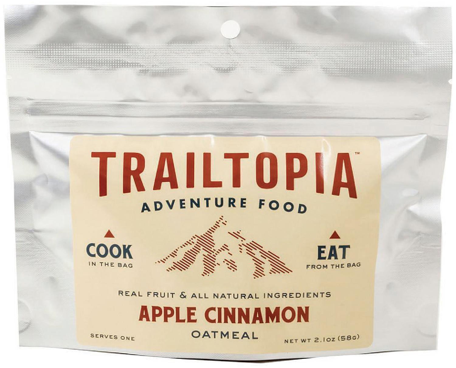 Овсянка с яблоком и корицей — 1 порция Trailtopia лапша карри рамен – 1 порция trailtopia