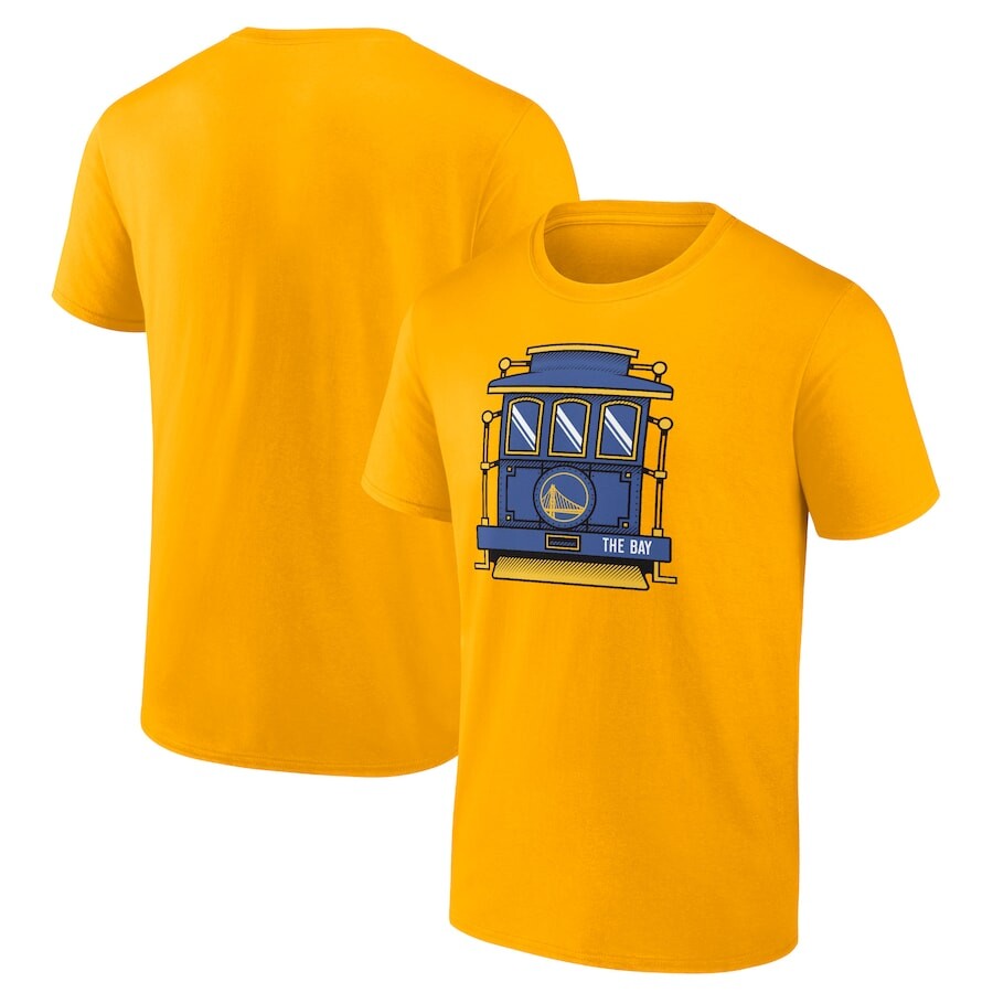 

Футболка с коротким рукавом Fanatics Branded Golden State Warriors, золотой