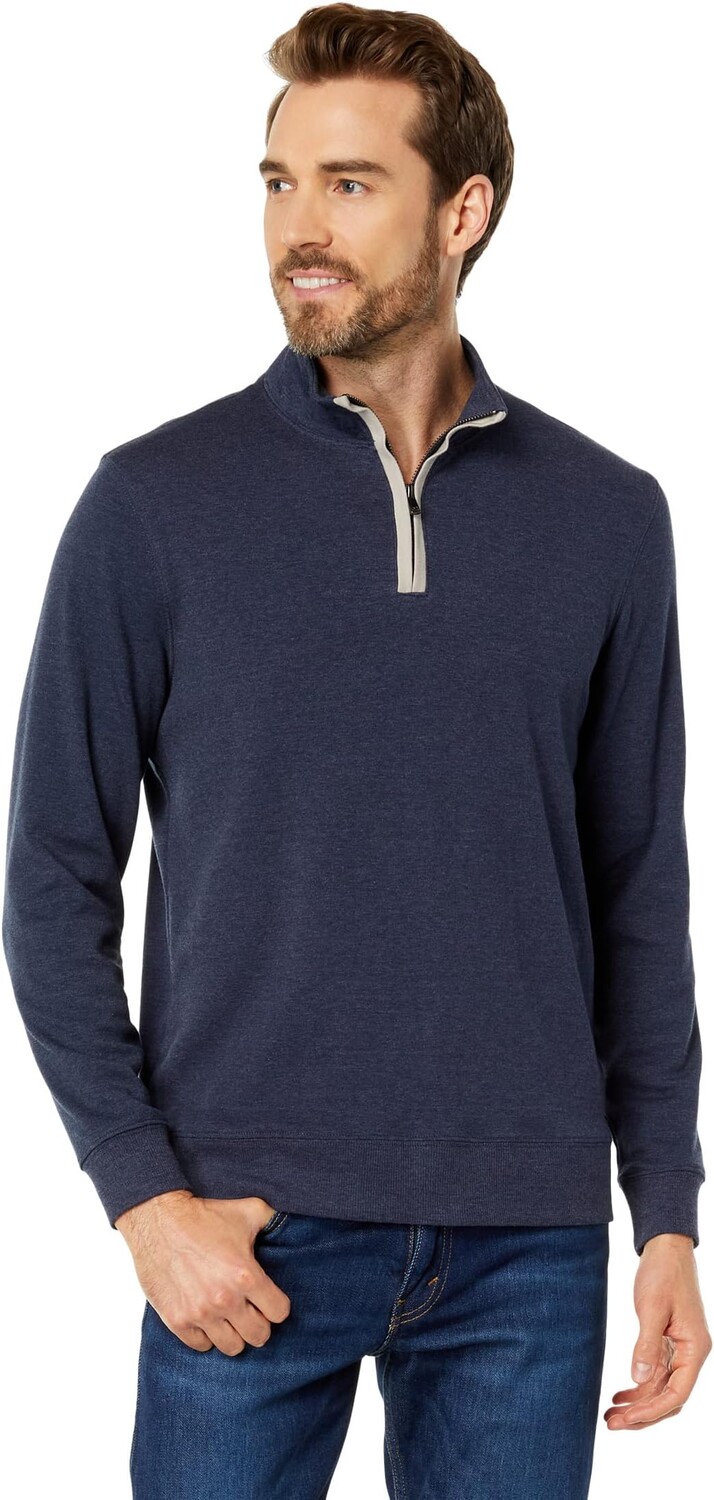 

Толстовка Puremeso Weekend 1/4 Zip The Normal Brand, цвет Normal Navy