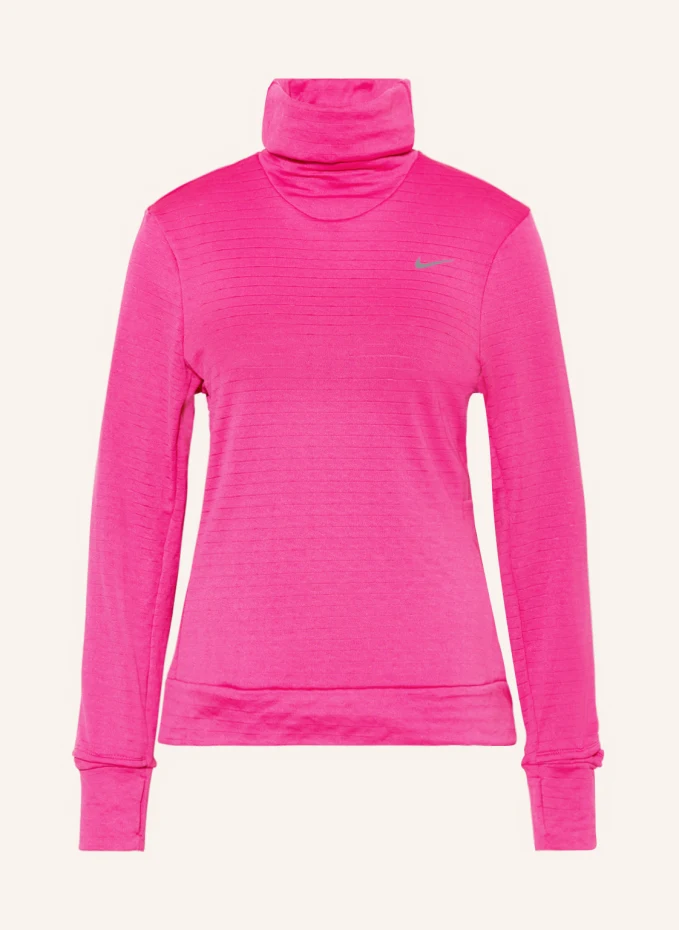 

Футболка для бега therma-fit swift element Nike, розовый