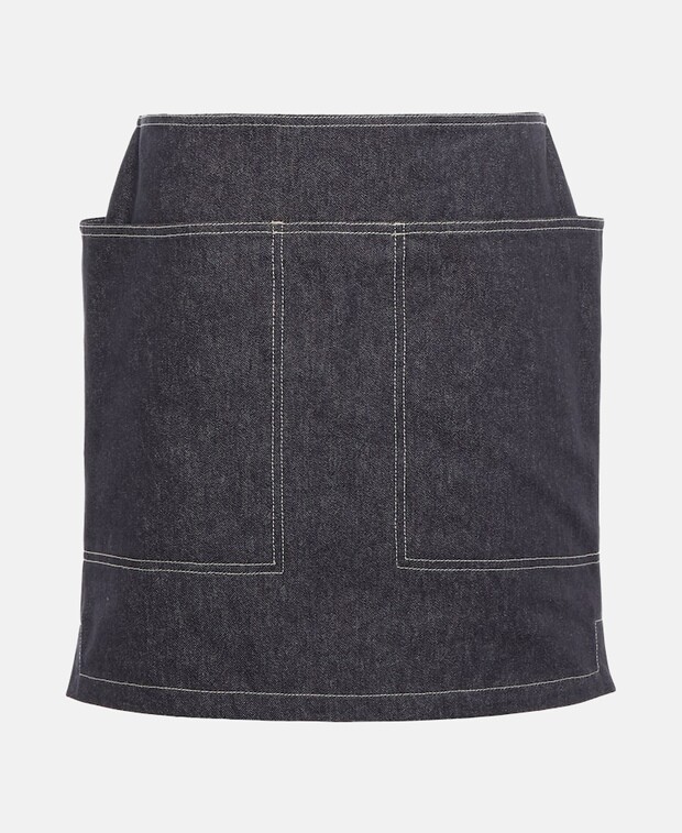 

Мини-юбка Max Mara, темно-серый