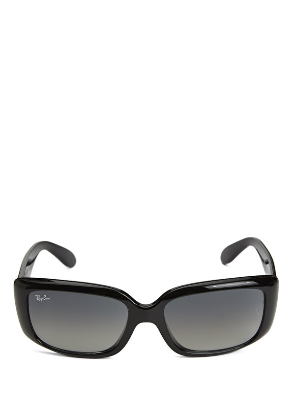 Черные женские солнцезащитные очки прямоугольной формы Ray-Ban