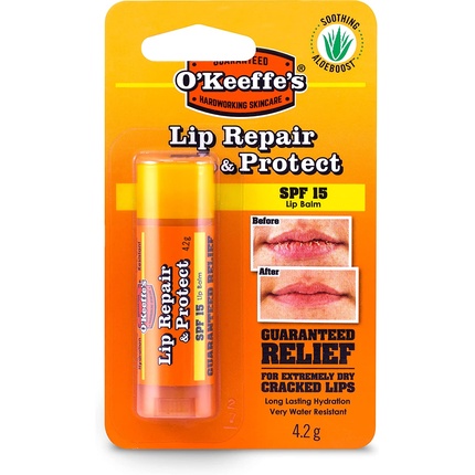 цена Восстановление и защита губ Spf15 4.2G, O'Keeffe'S