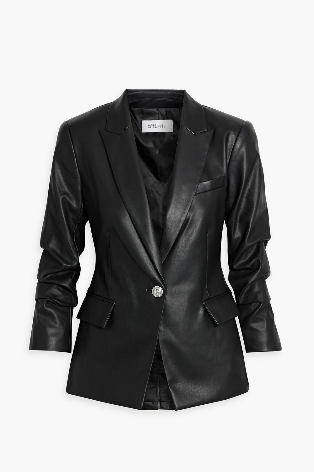 

Блейзер из искусственной кожи DEREK LAM 10 CROSBY, черный