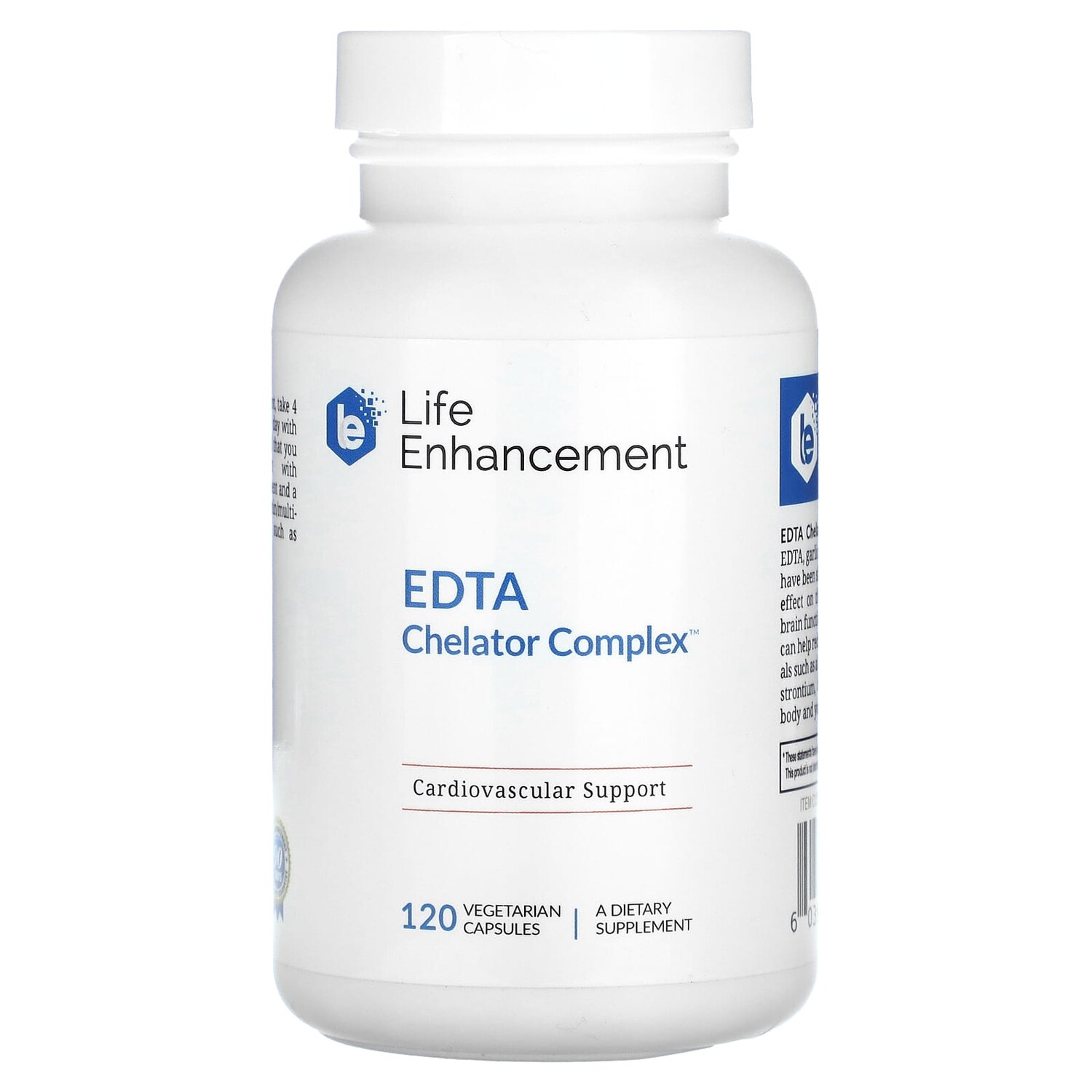 

EDTA Chelator Complex, 120 вегетарианских капсул, Life Enhancement
