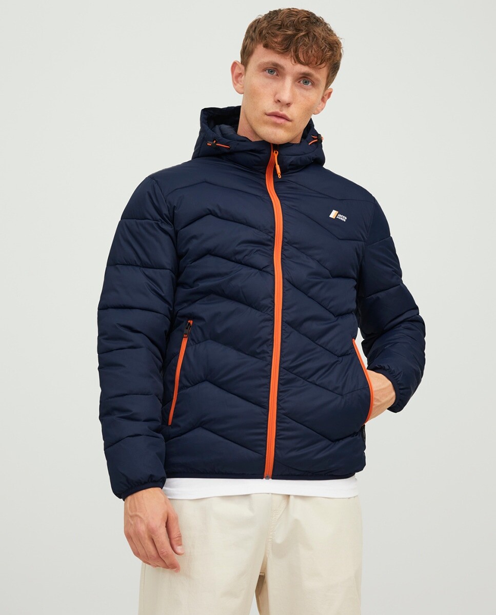 

Мужская утепленная куртка-пуховик Jack & Jones, синий
