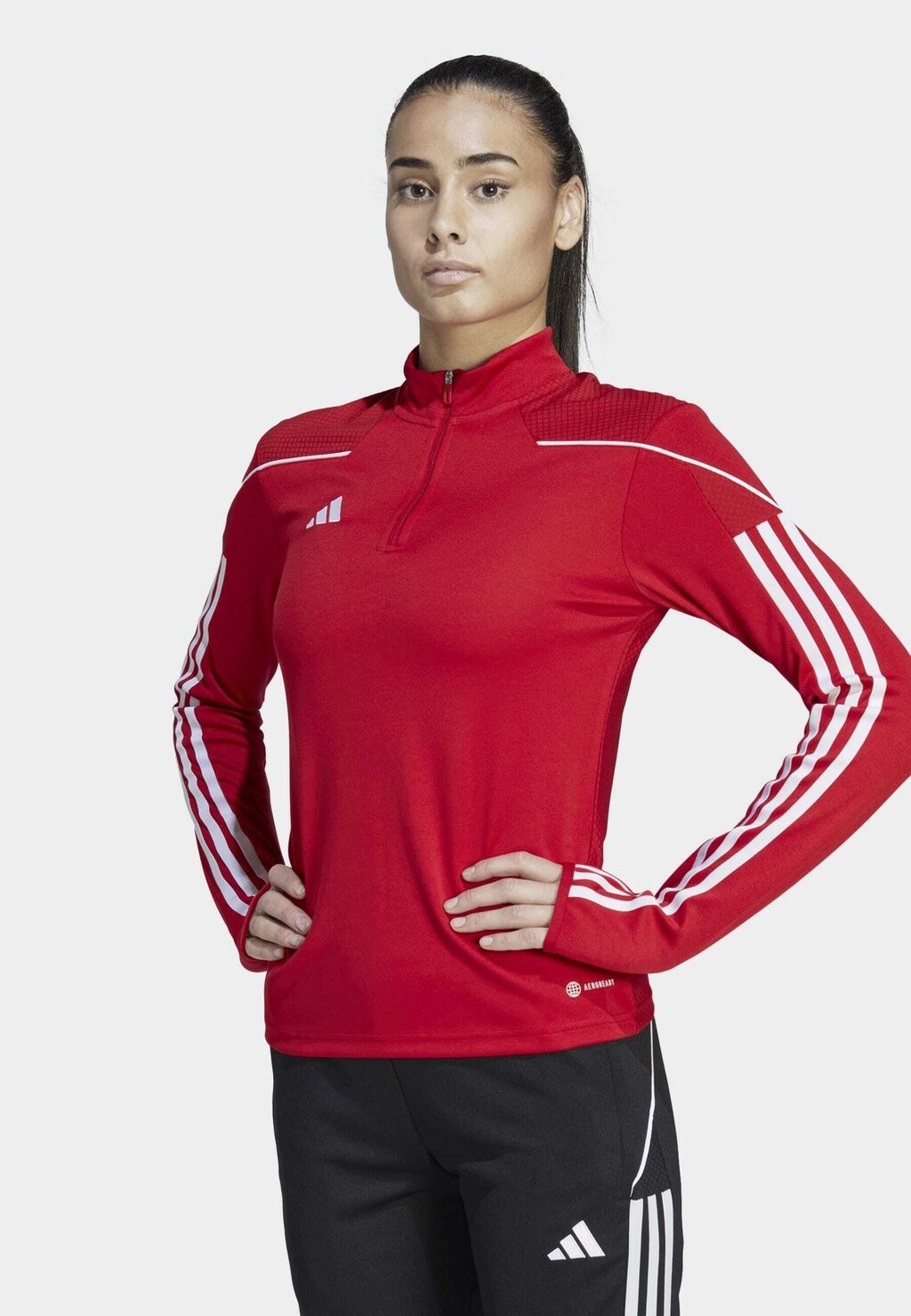 Блузка с длинными рукавами Adidas, красный