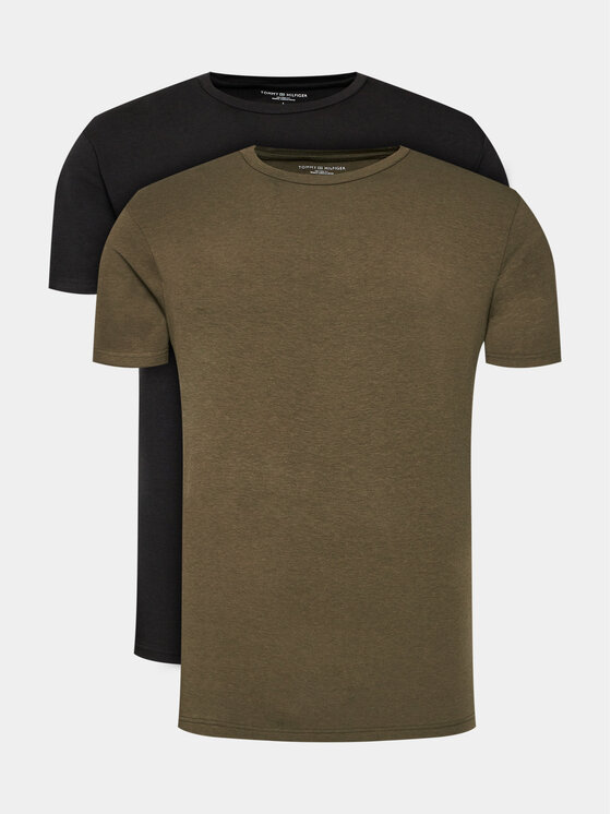 Комплект из 2 футболок стандартного кроя Tommy Hilfiger, черный