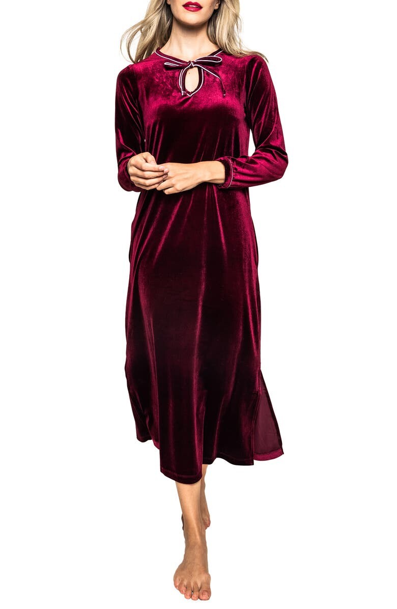 

Велюровая ночная рубашка Harlow PETITE PLUME
