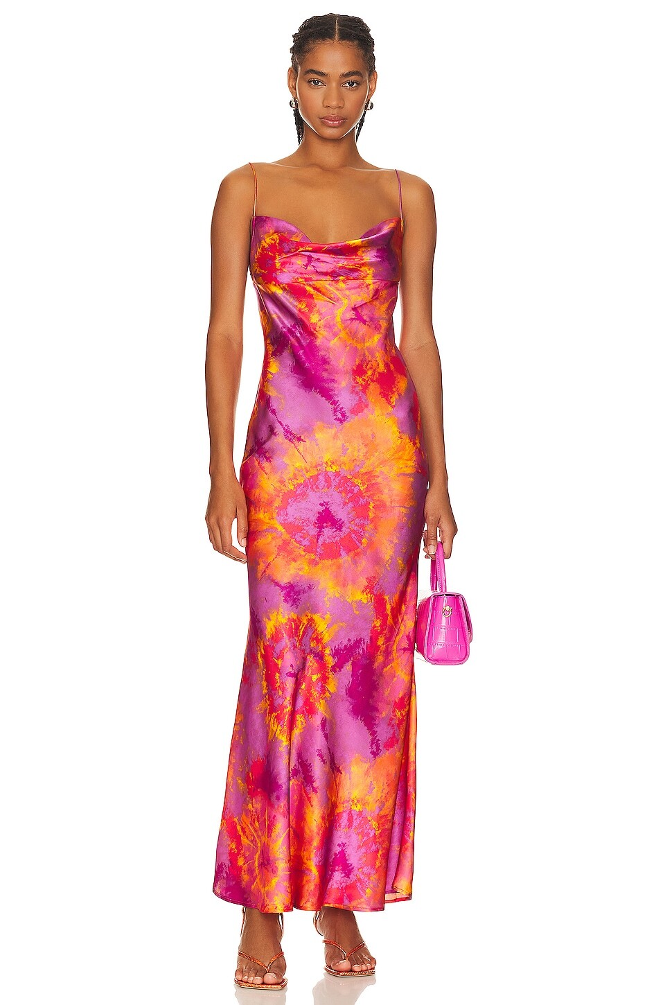 

Платье Ronny Kobo Capri, цвет Tie Dye Pink