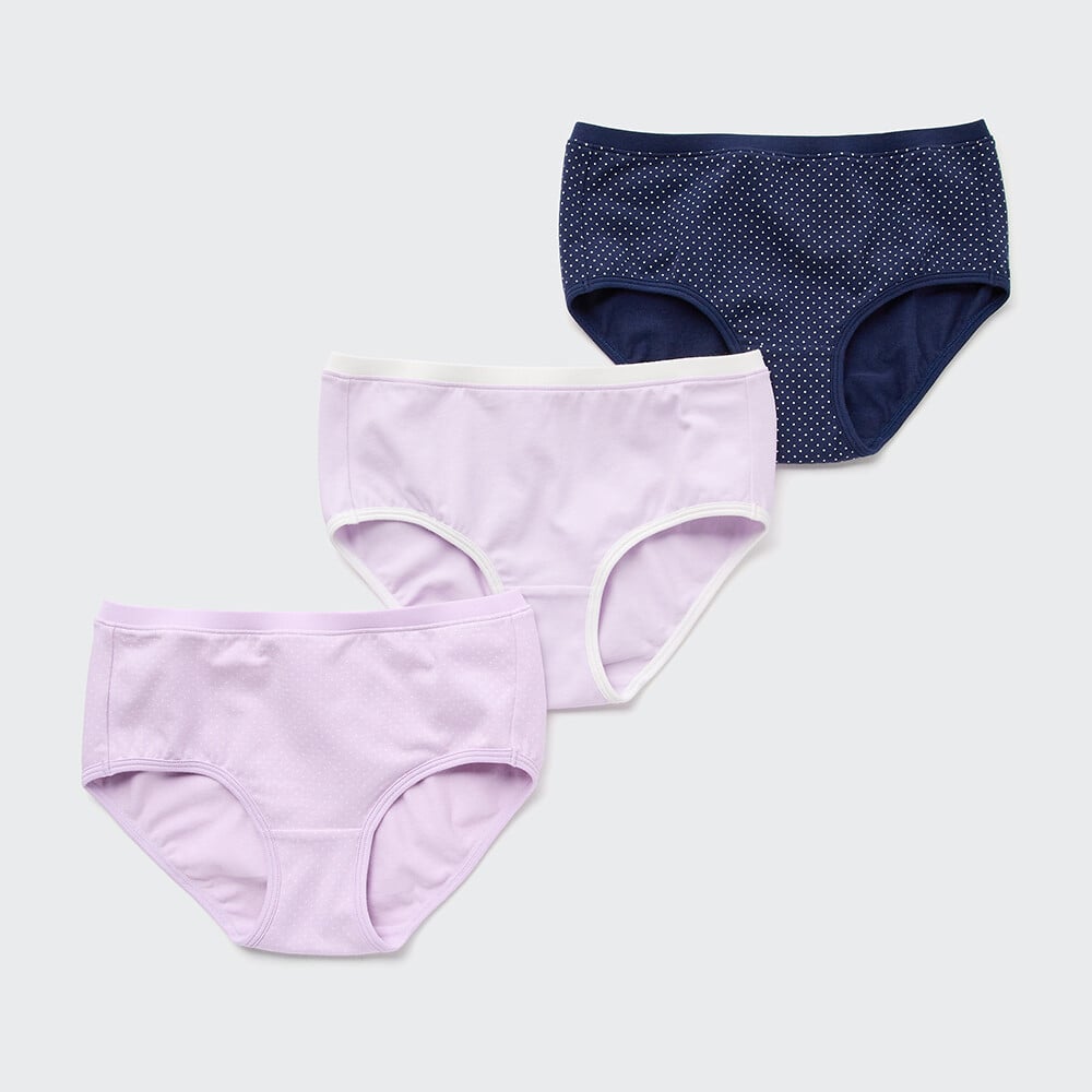

Трусы Uniqlo комплект из 3 предметов, светло-фиолетовый