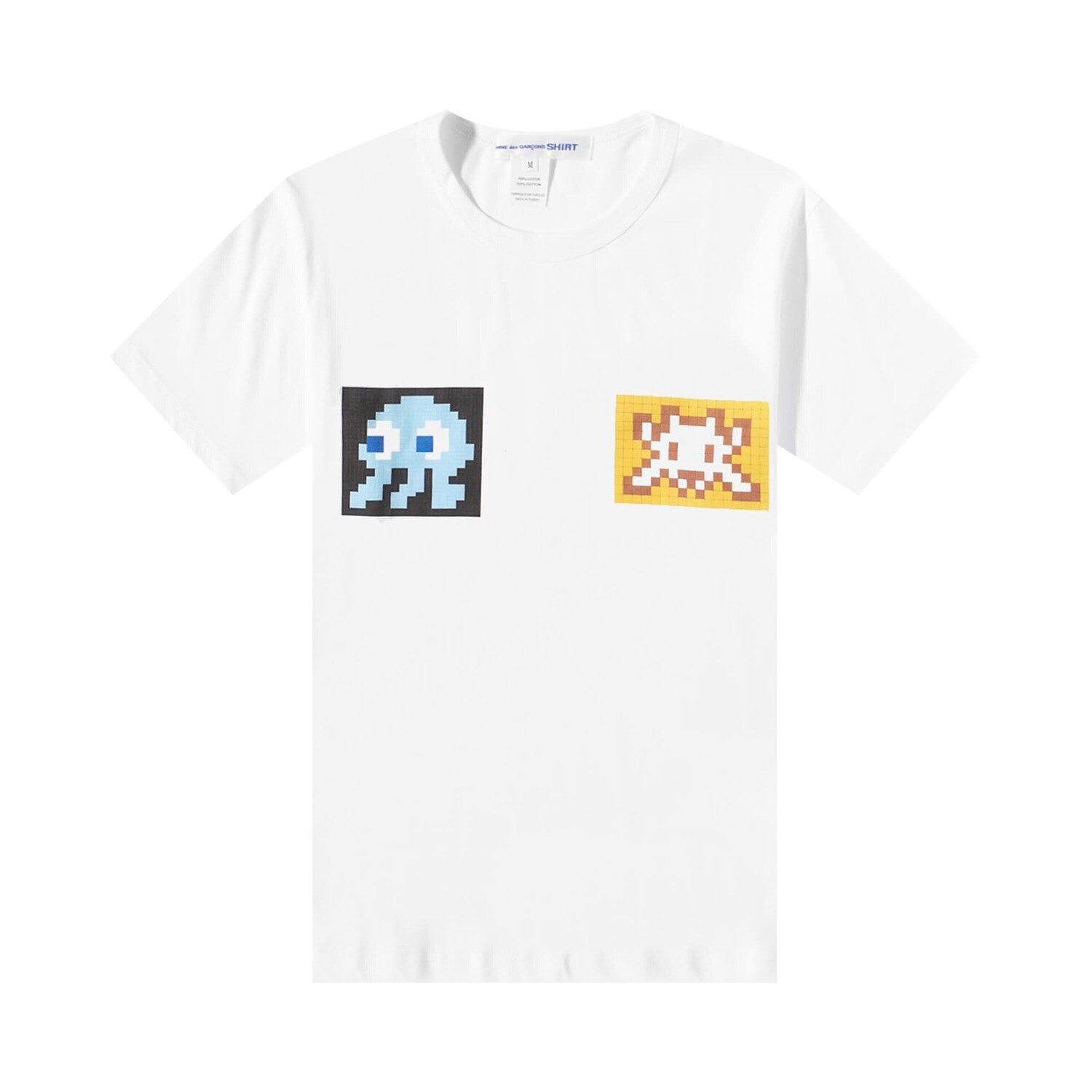 

Comme des Garçons SHIRT x Invader Футболка с рисунком Белый