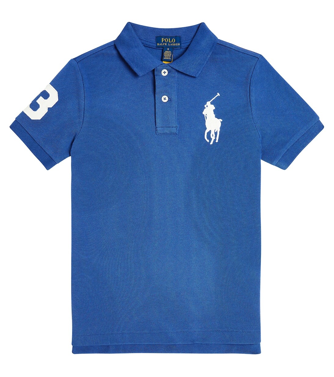 

Хлопковая рубашка-поло Polo Ralph Lauren, синий