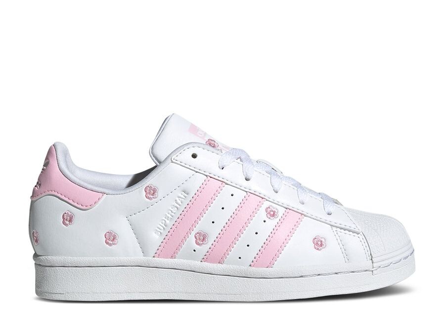 

Кроссовки adidas Superstar J, цвет Pink Floral Embroidery