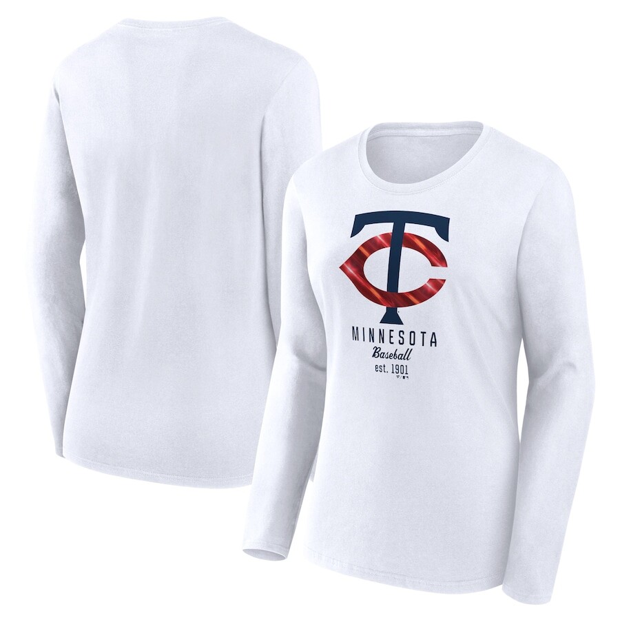 

Футболка с длинным рукавом Fanatics Branded Minnesota Twins, белый