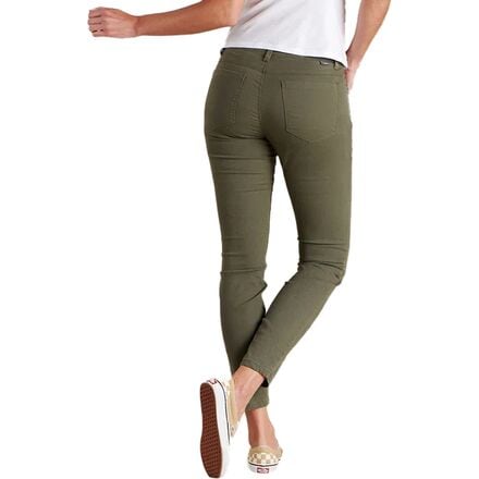 цена Узкие брюки Earthworks с 5 карманами женские Toad&Co, цвет Beetle