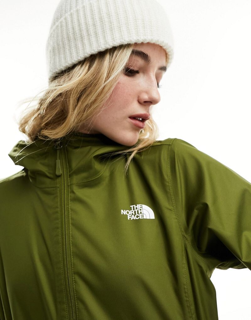

Оливковая куртка с логотипом The North Face Quest