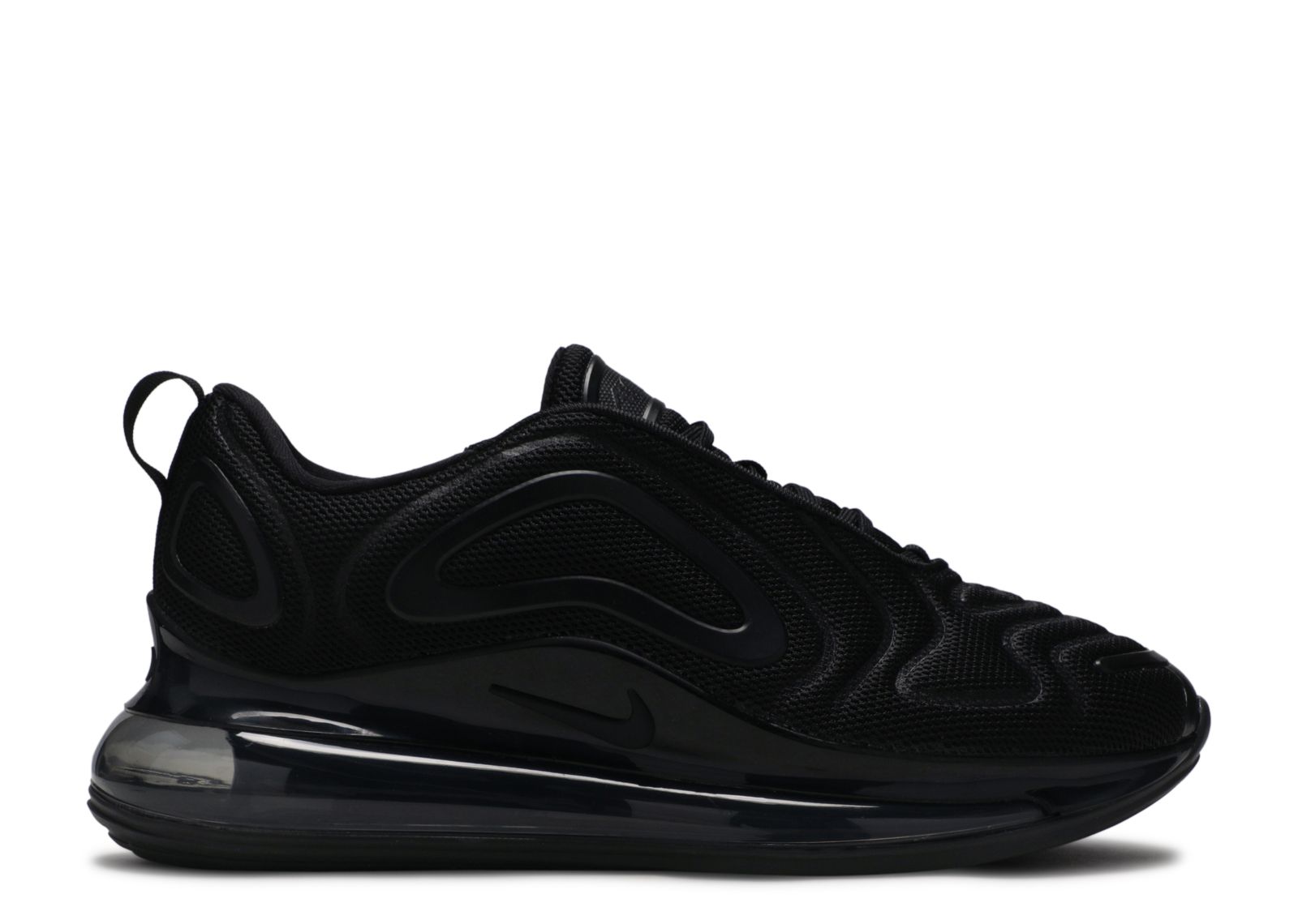 Кроссовки Nike Air Max 720 Gs 'Triple Black', черный